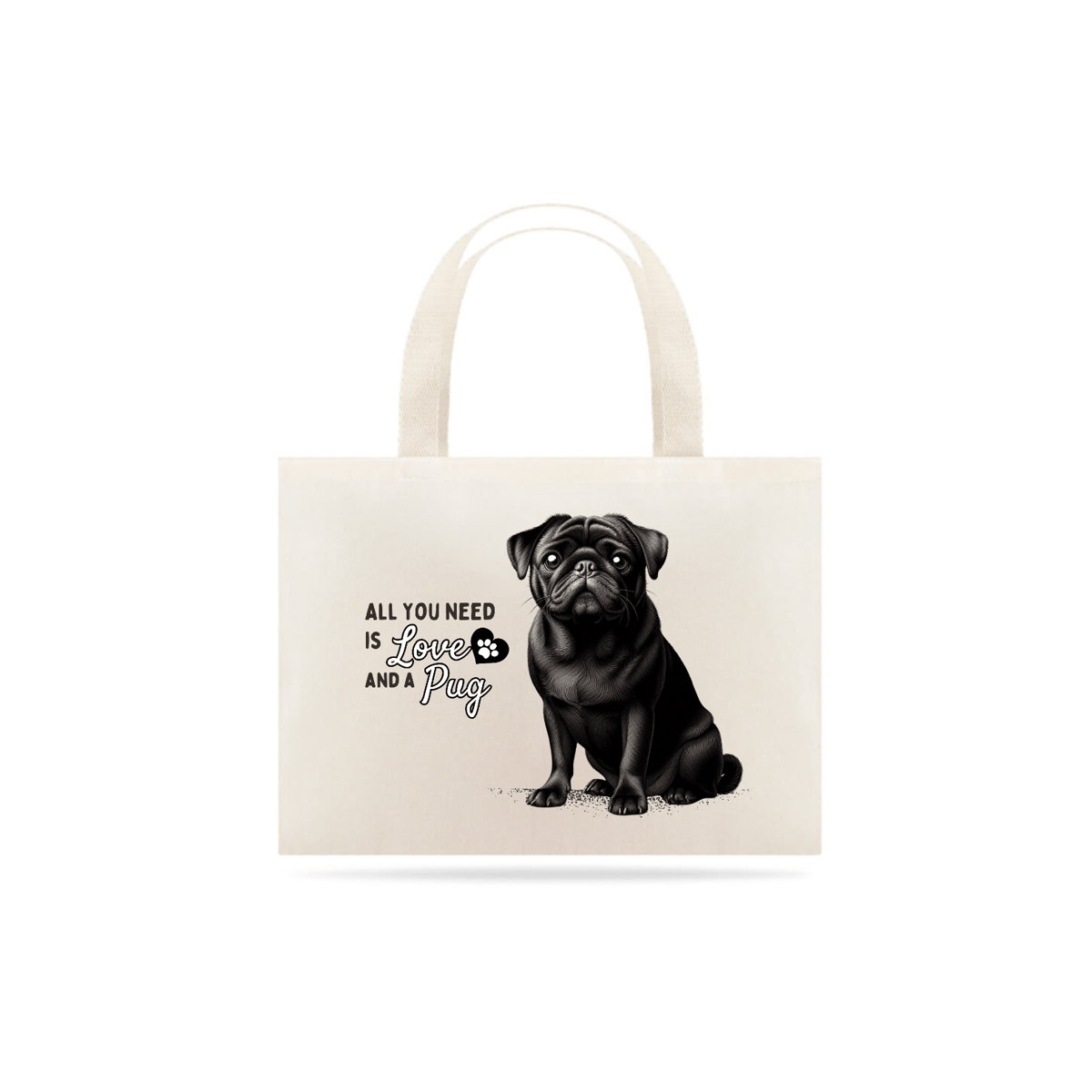 Nome do produto: Ecobag Pug 05