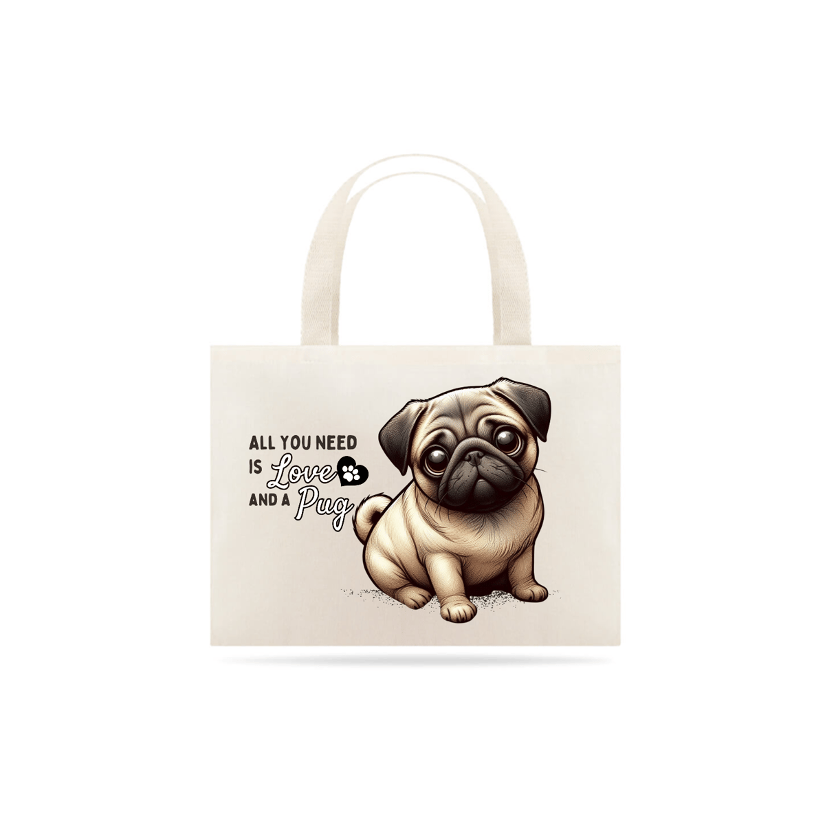 Nome do produto: Ecobag Pug 06