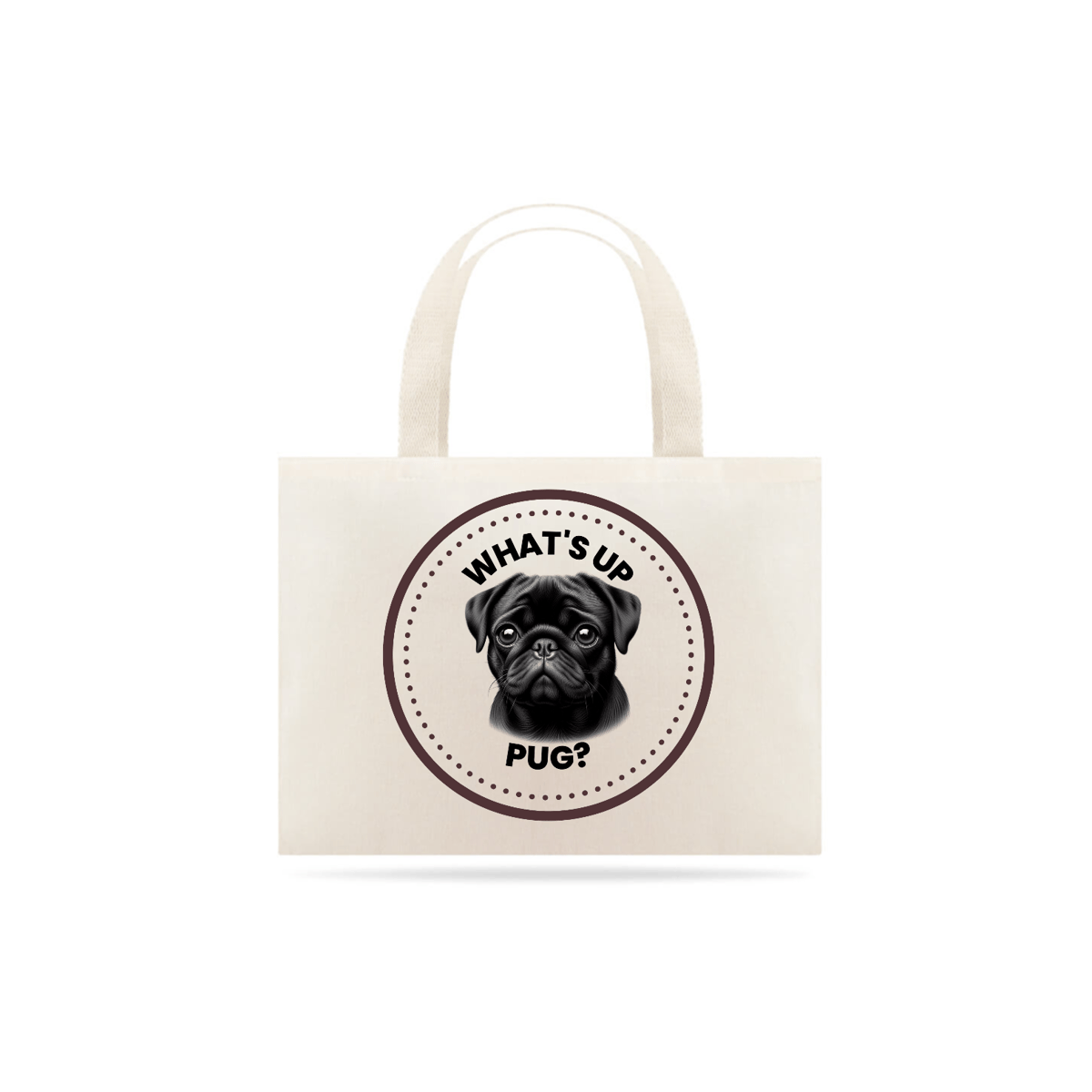 Nome do produto: Ecobag Pug 08