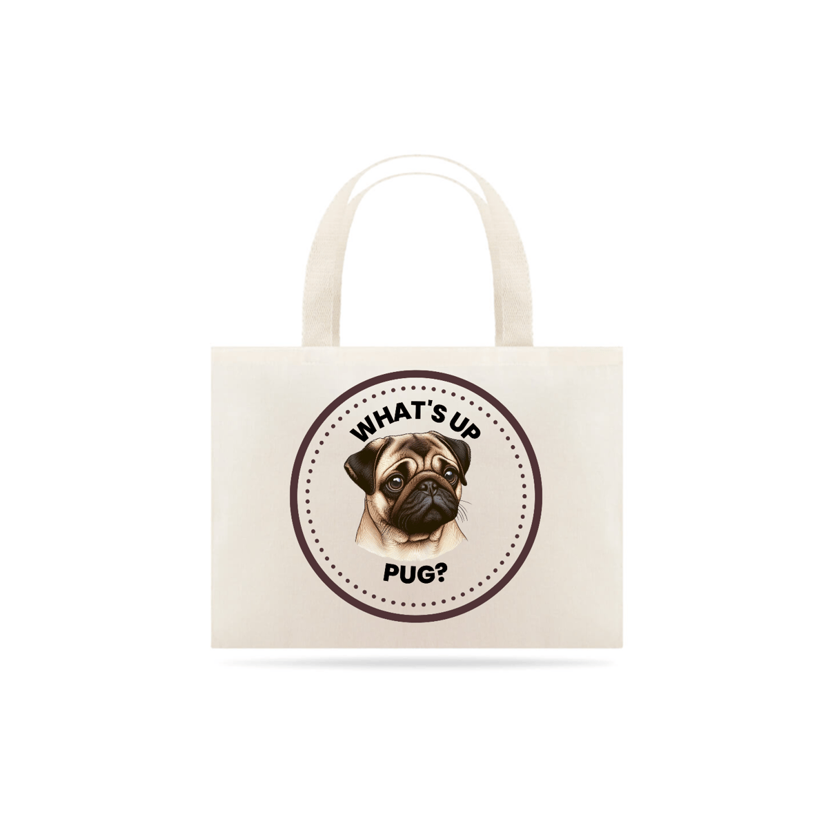 Nome do produto: Ecobag Pug 09
