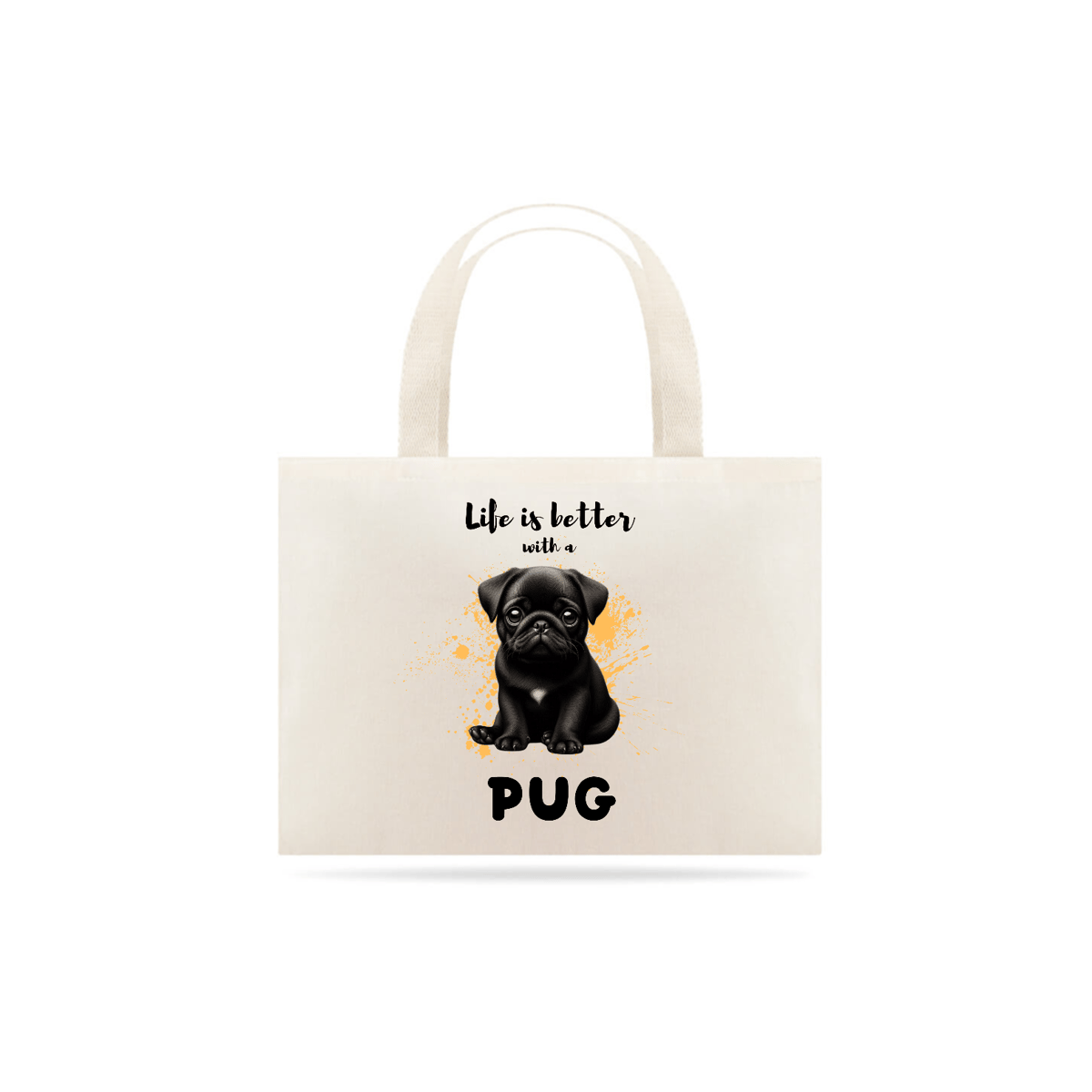Nome do produto: Ecobag Pug 12