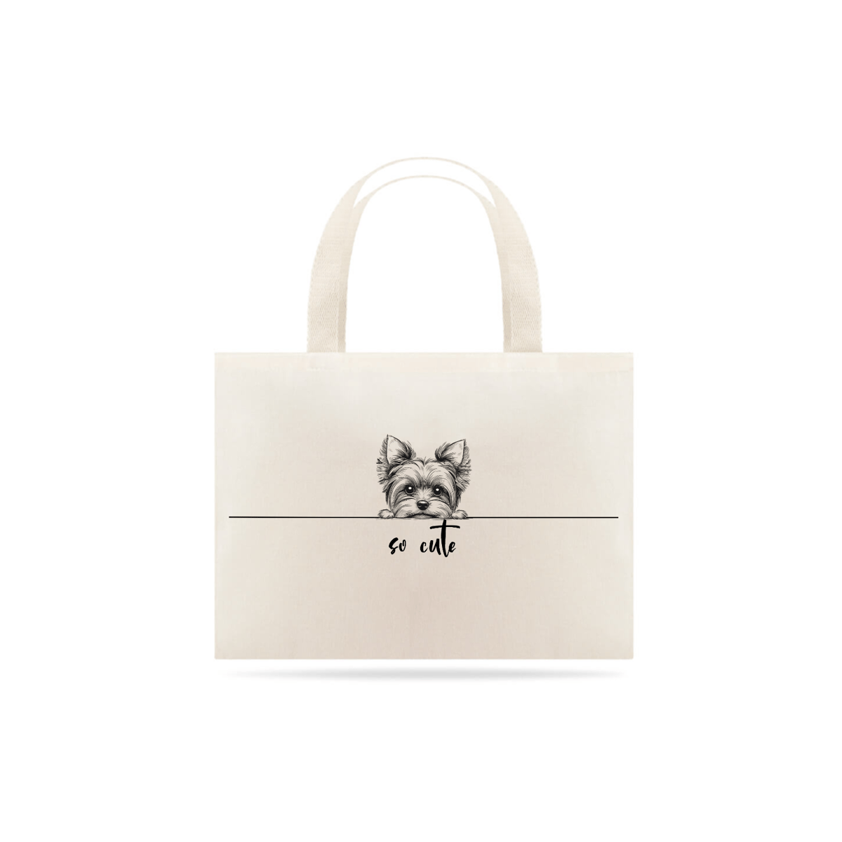 Nome do produto: Ecobag So Cute Yorkshire 01