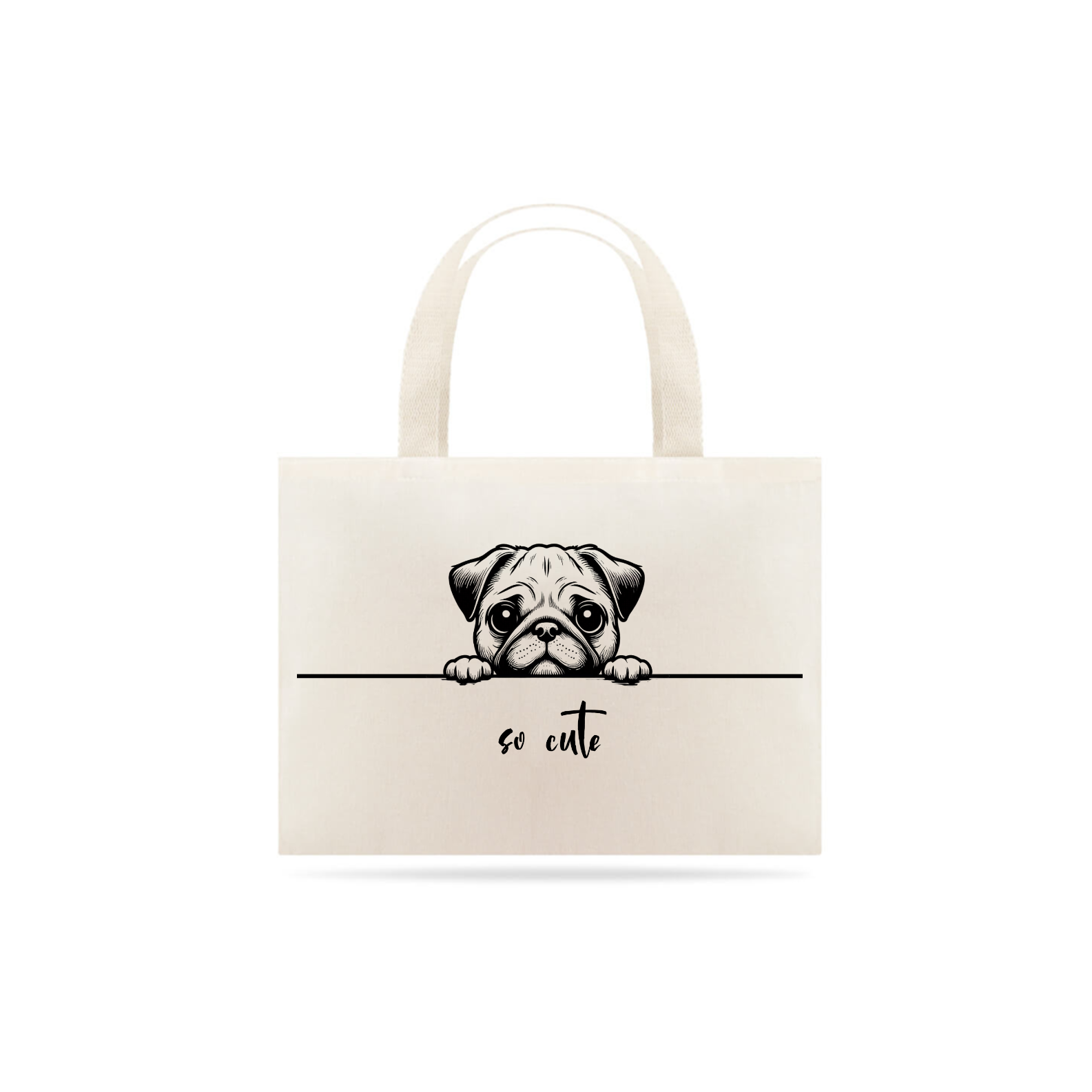 Ecobag So Cute Pug