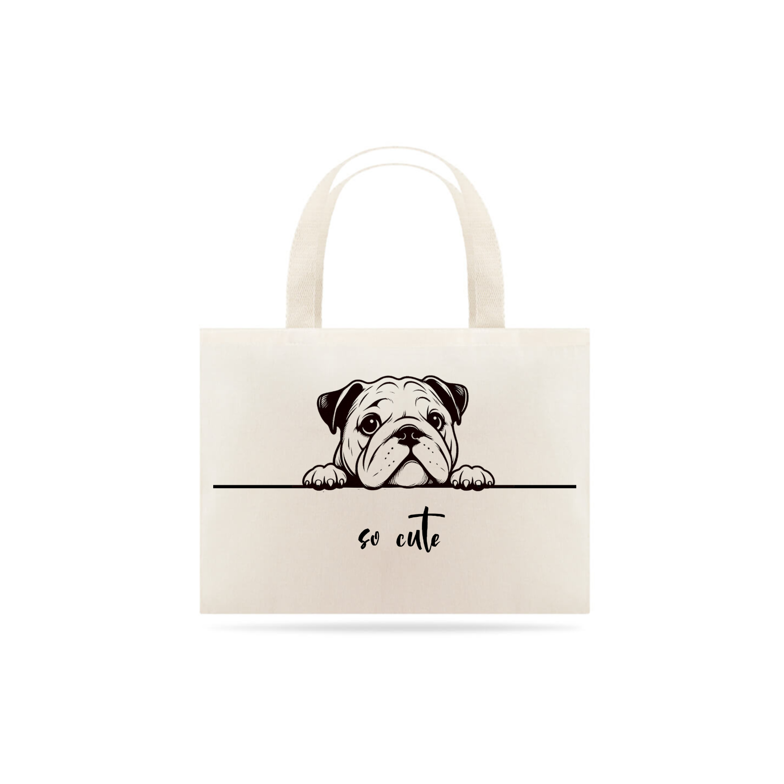 Ecobag So Cute Bulldog 01