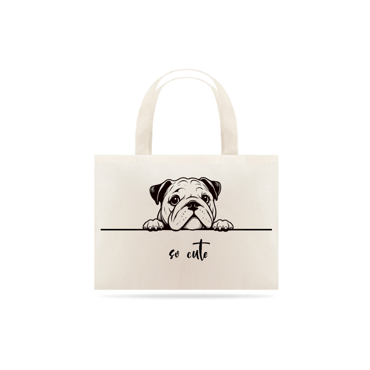 Nome do produto: Ecobag So Cute Bulldog 01