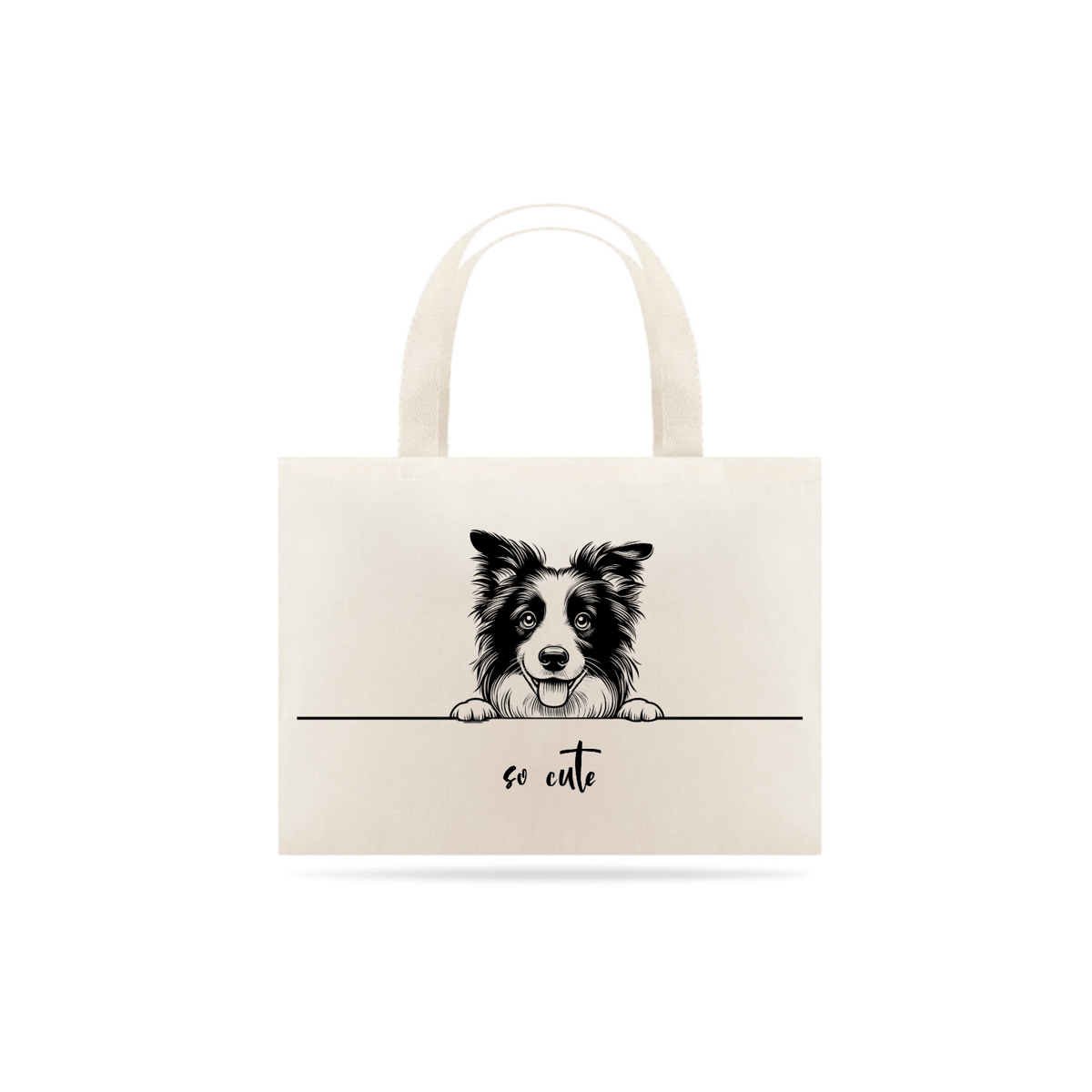 Nome do produto: Ecobag So Cute Border Collie 01