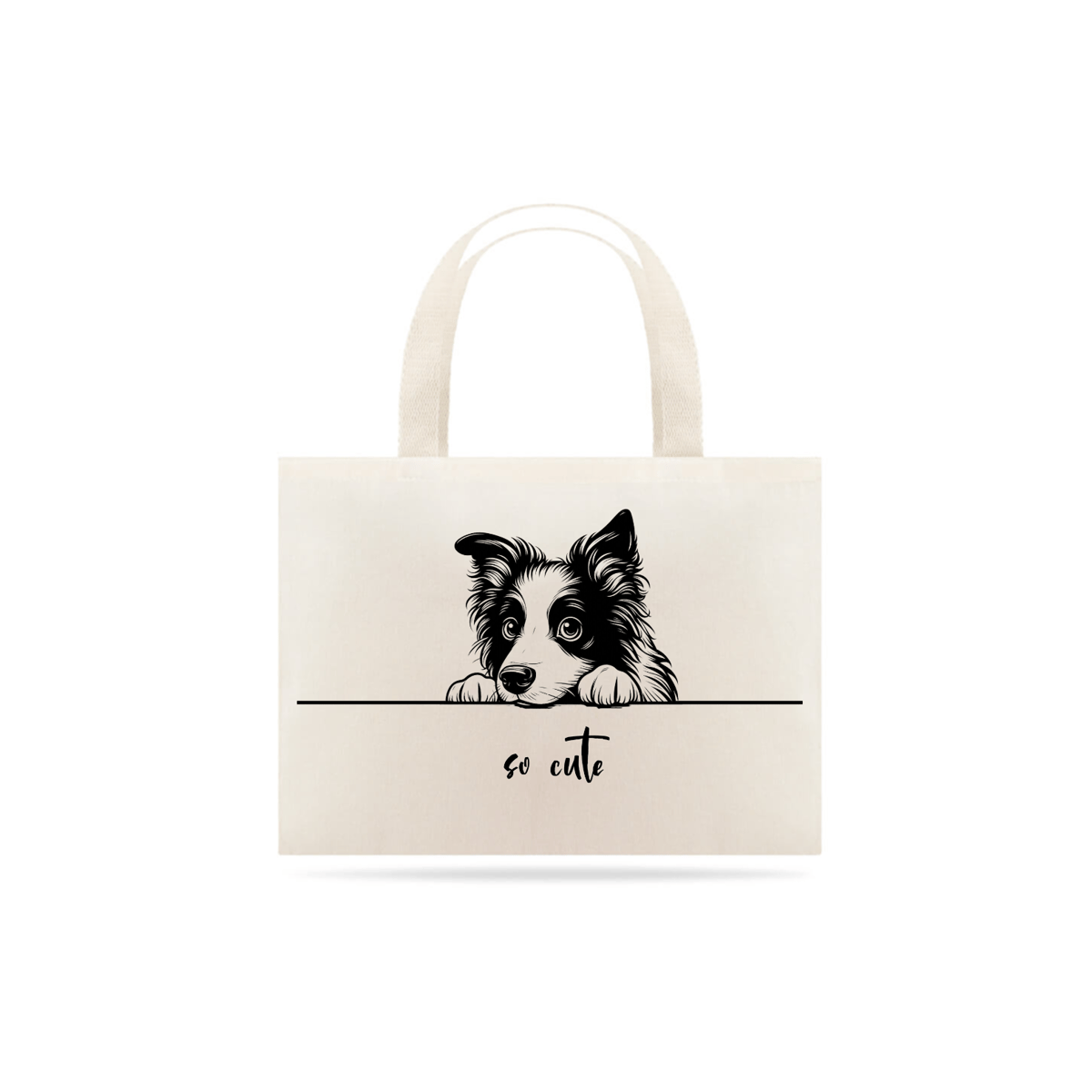 Nome do produto: Ecobag So Cute Border Collie 02