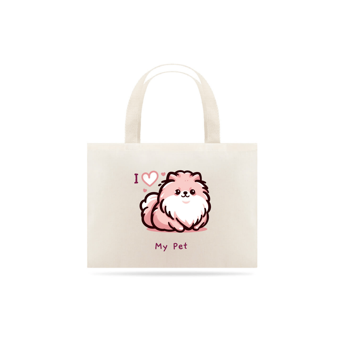 Nome do produto: Ecobag I Love My Pet (Sptiz) 01