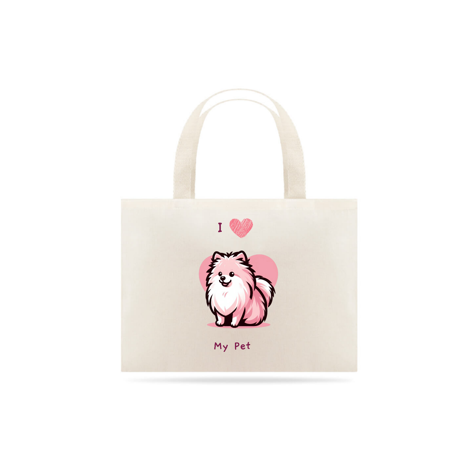 Ecobag I Love My Pet (Spitz) 02