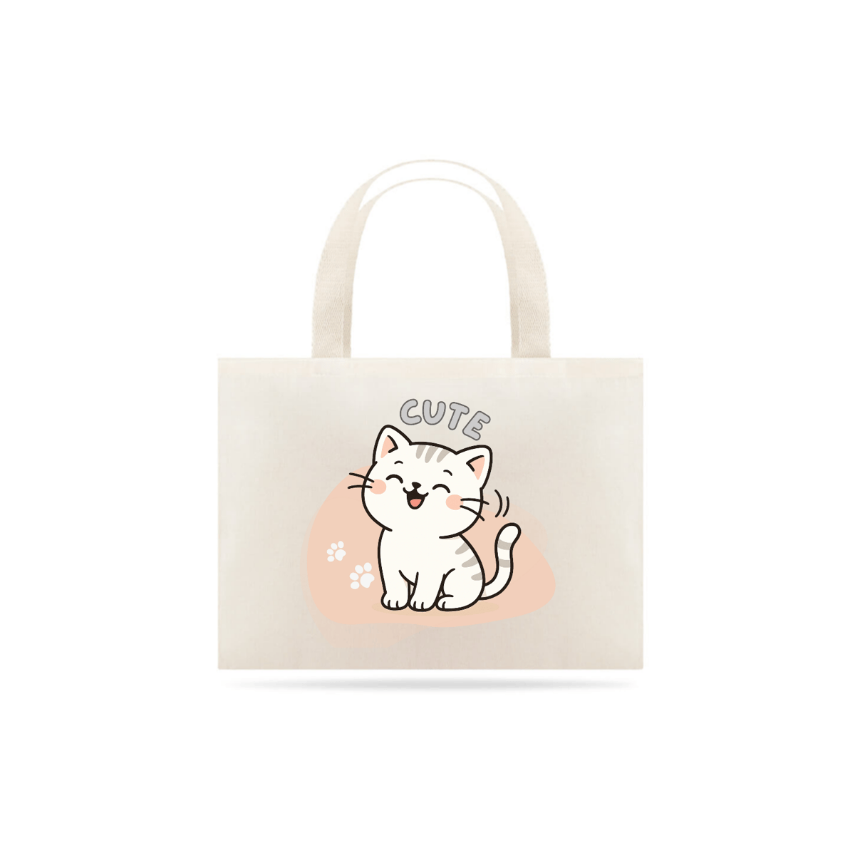 Nome do produto: Ecobag Cute Cat