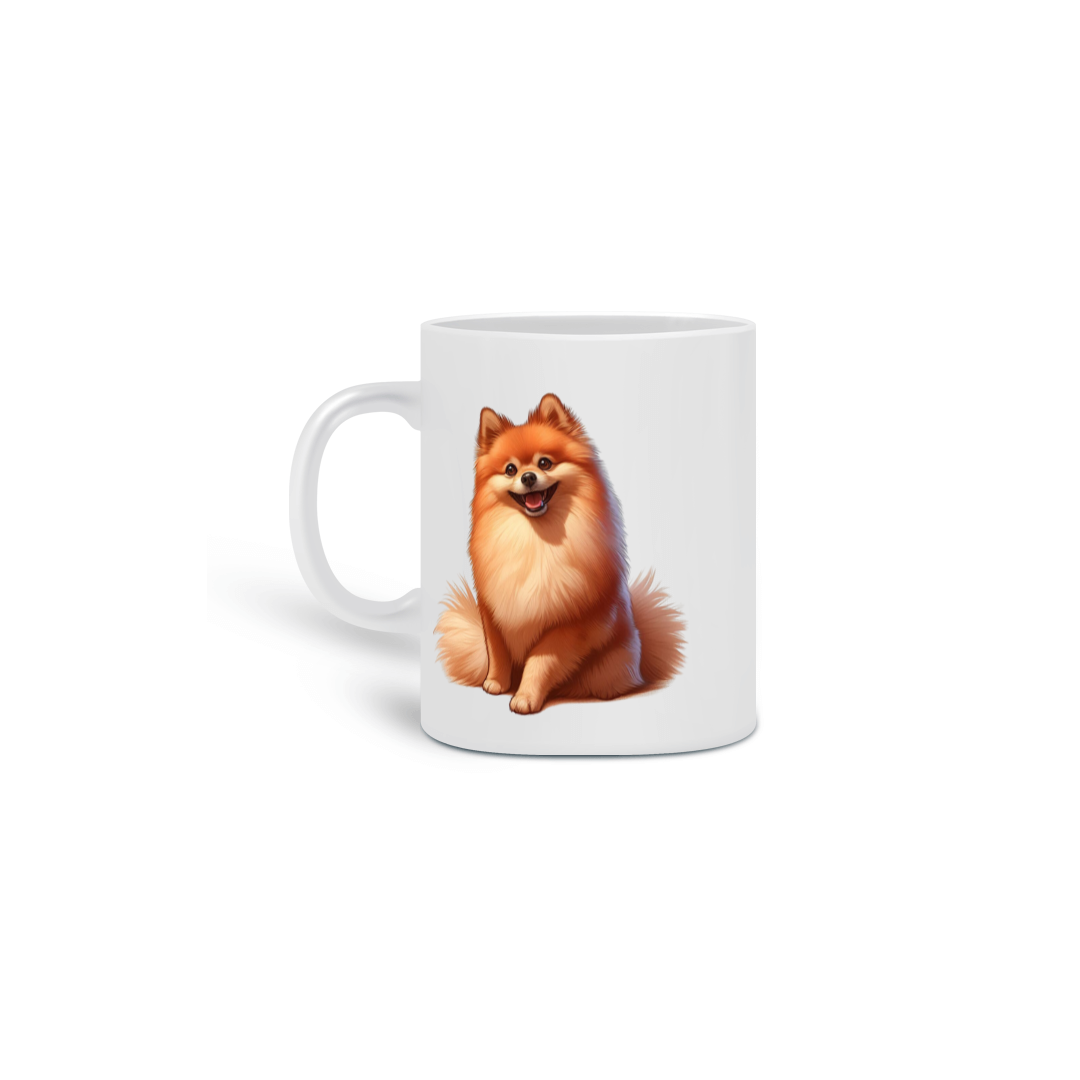 Nome do produto: Caneca A Vida é Muito Melhor com um Spitz