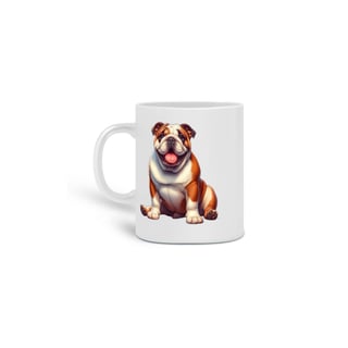 Caneca A Vida é Muito Melhor com um Bulldog