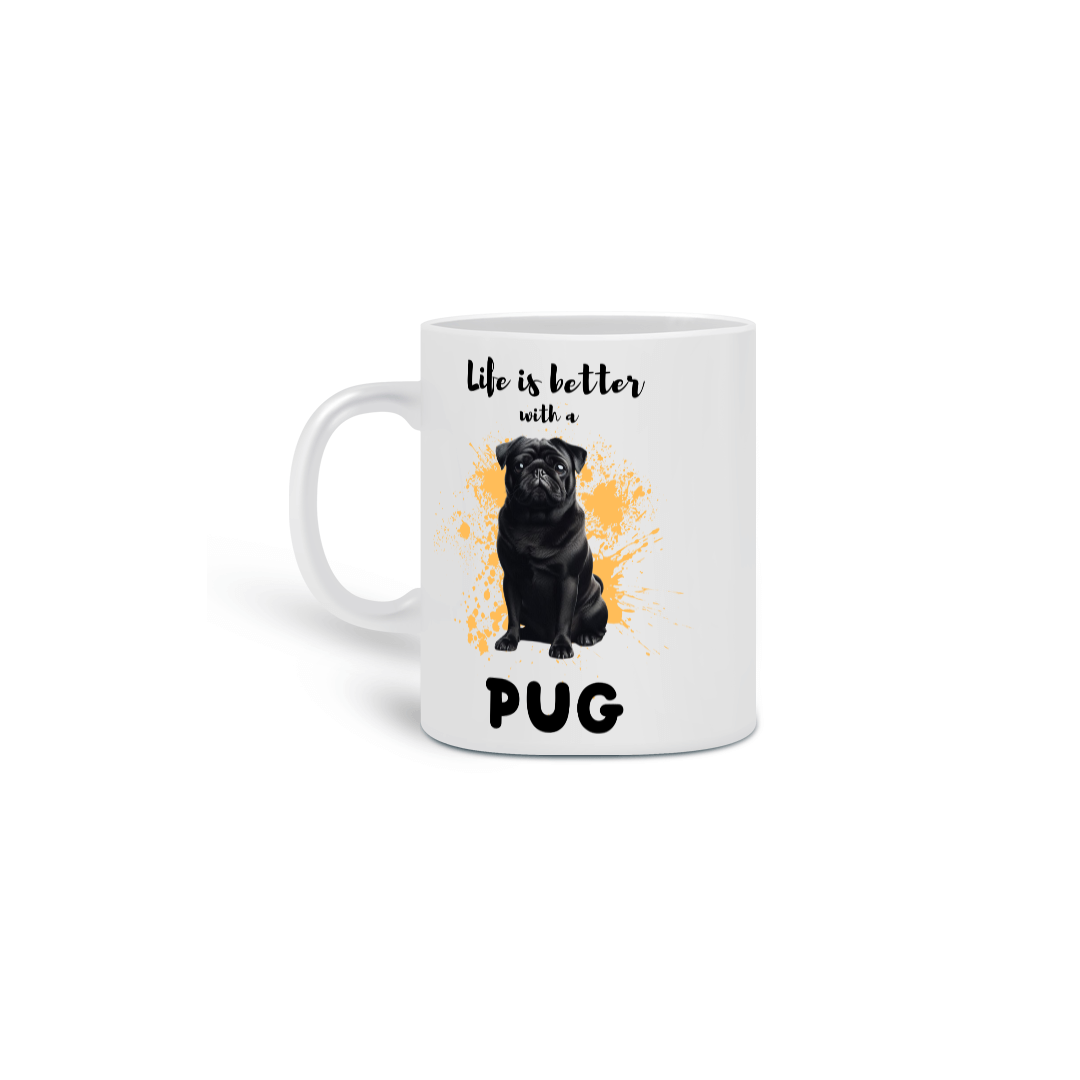 Nome do produto: Caneca Pug 02