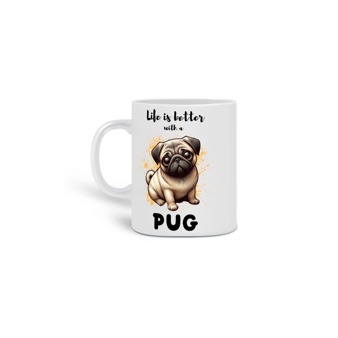 Nome do produto: Caneca Pug 03