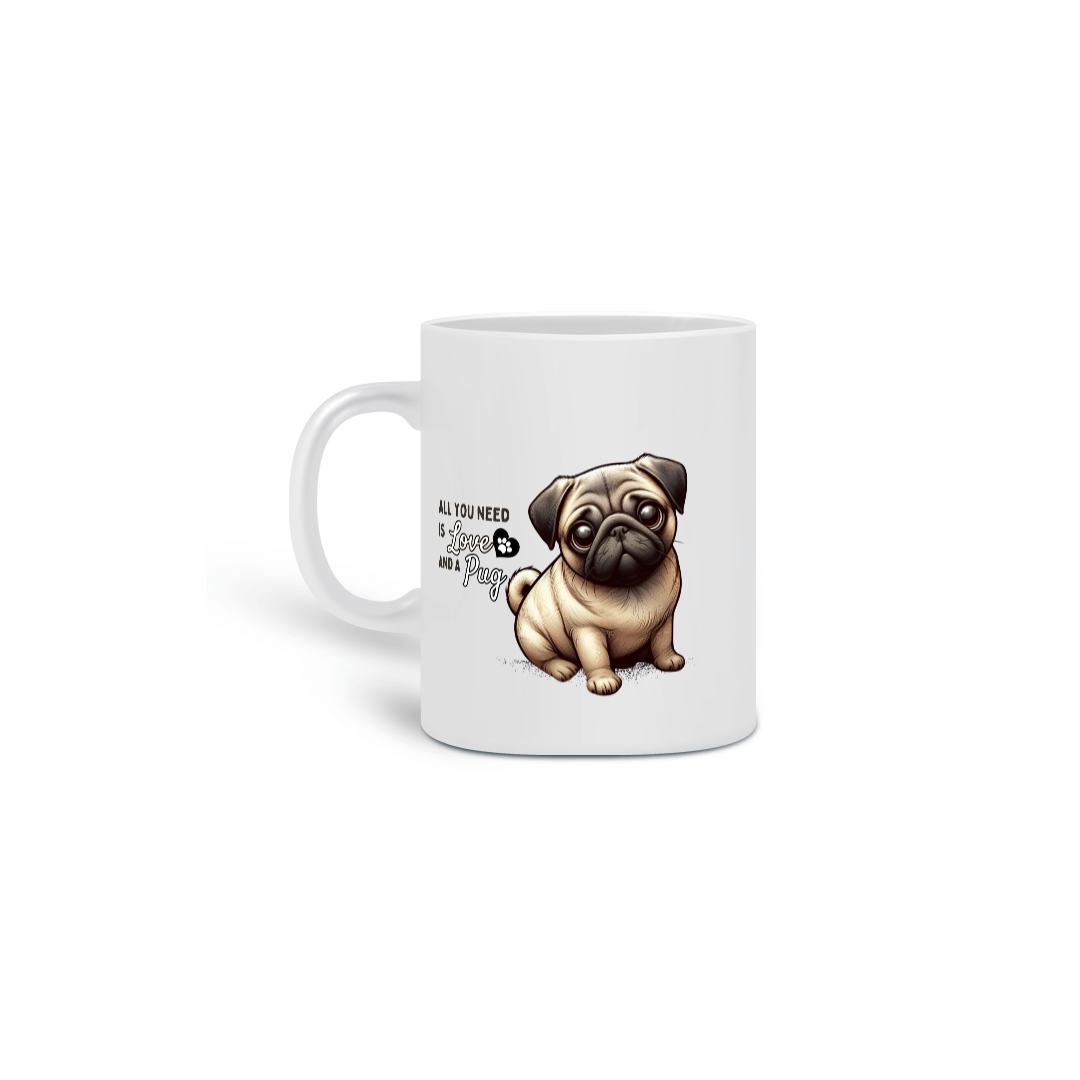 Nome do produto: Caneca Pug 06