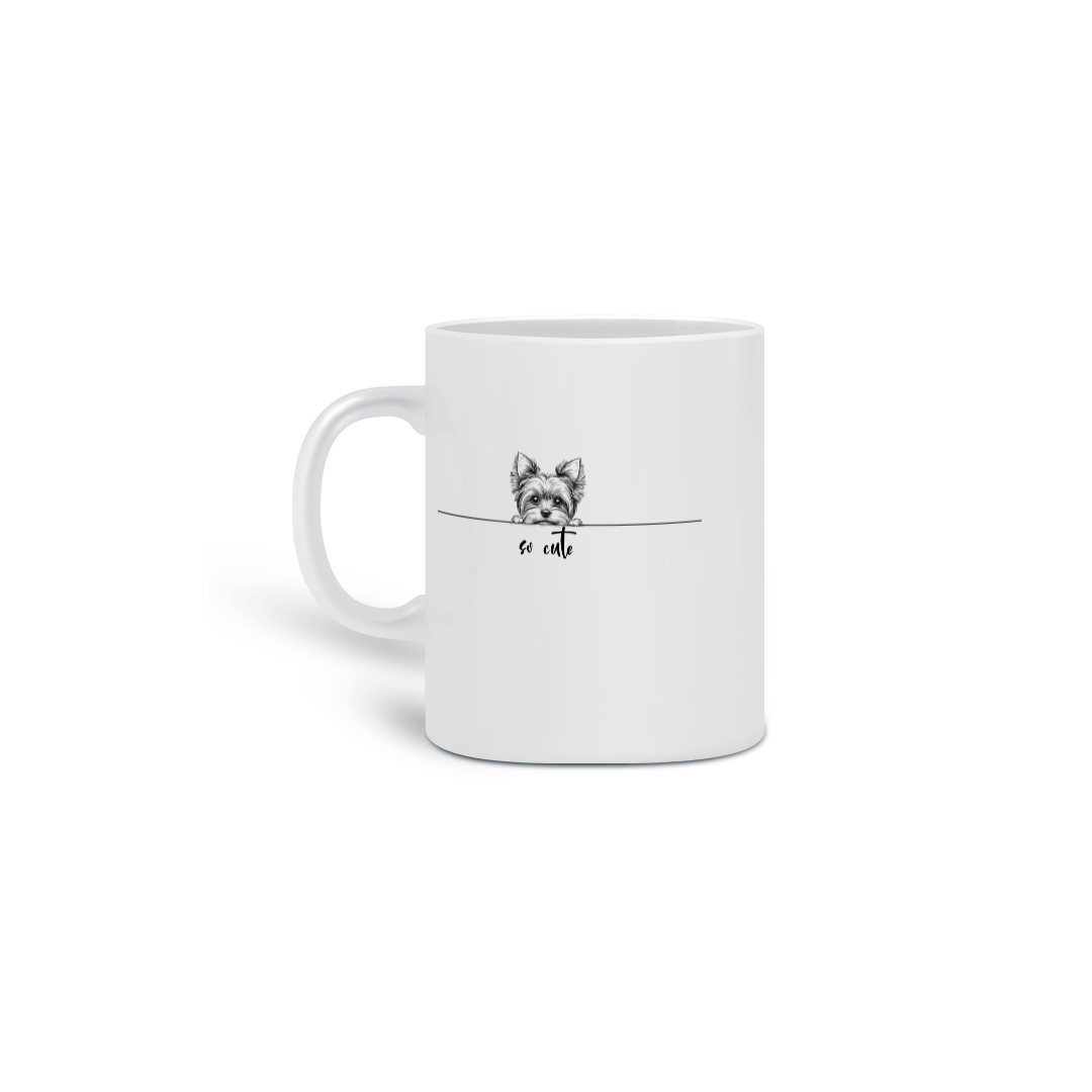 Nome do produto: Caneca So Cute Yorkshire 01