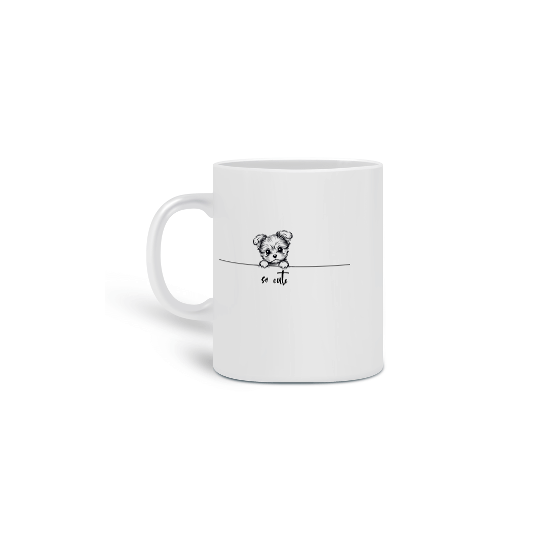 Nome do produto: Caneca So Cute Yorkshire 02