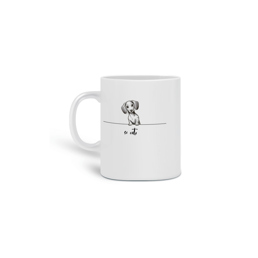 Caneca So Cute Salsicha 01