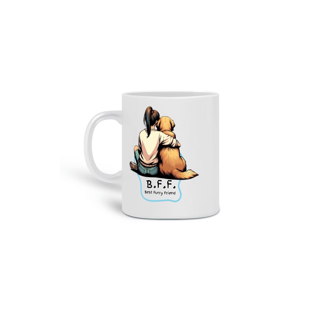 Nome do produto: Caneca BFF - Golden Retriever 02