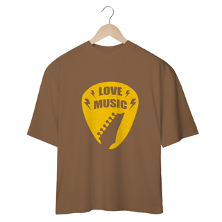 Nome do produto T-Shirt Oversized Love Music