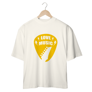 Nome do produto T-Shirt Oversized Love Music