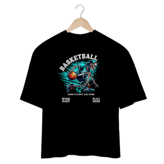 Nome do produto T-Shirt Oversized Basketball Skull