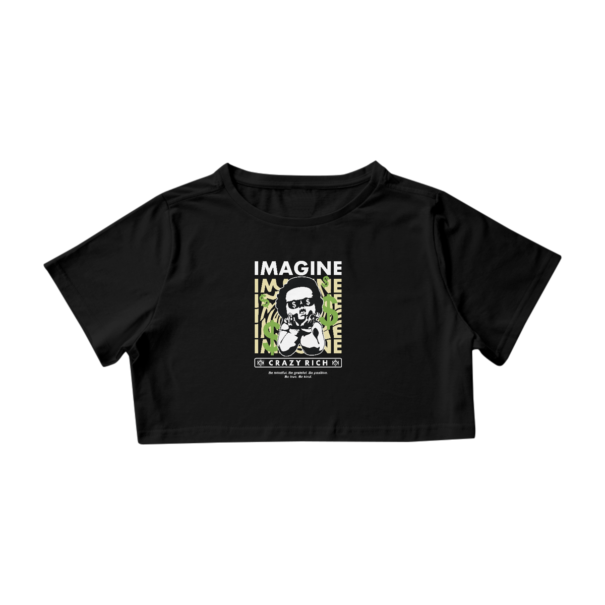 Nome do produto: Cropped Imagine Crazy Rich