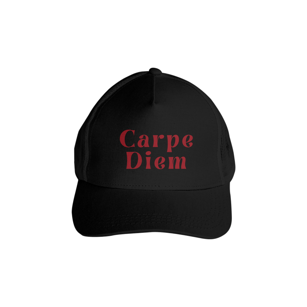 Nome do produto: Boné Americano com Tela Carpe Diem