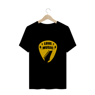 Nome do produto T-Shirt Plus Size Love Music