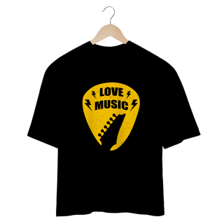 Nome do produto T-Shirt Oversized Love Music