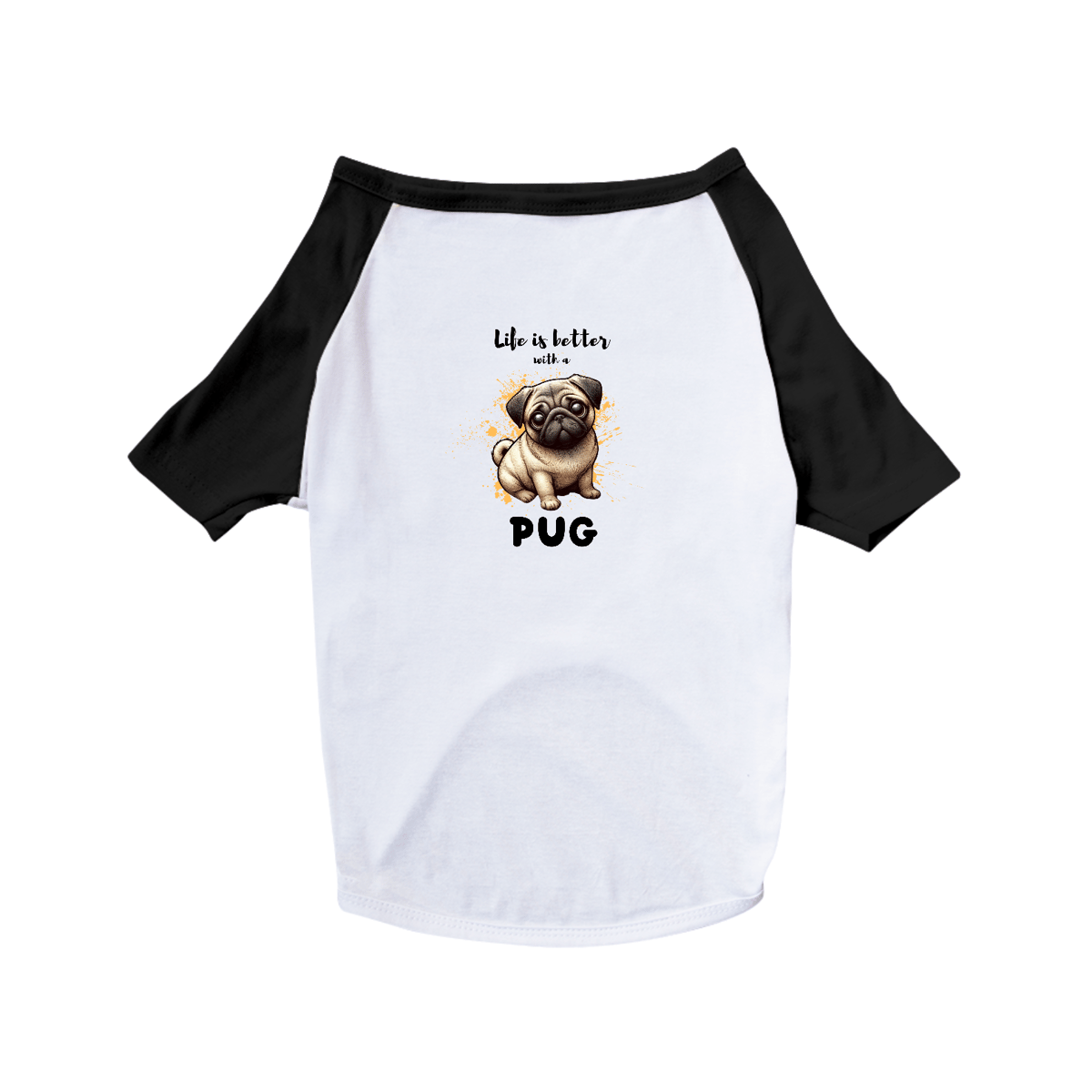 Nome do produto: T-Shirt Pet Dog Pug 03
