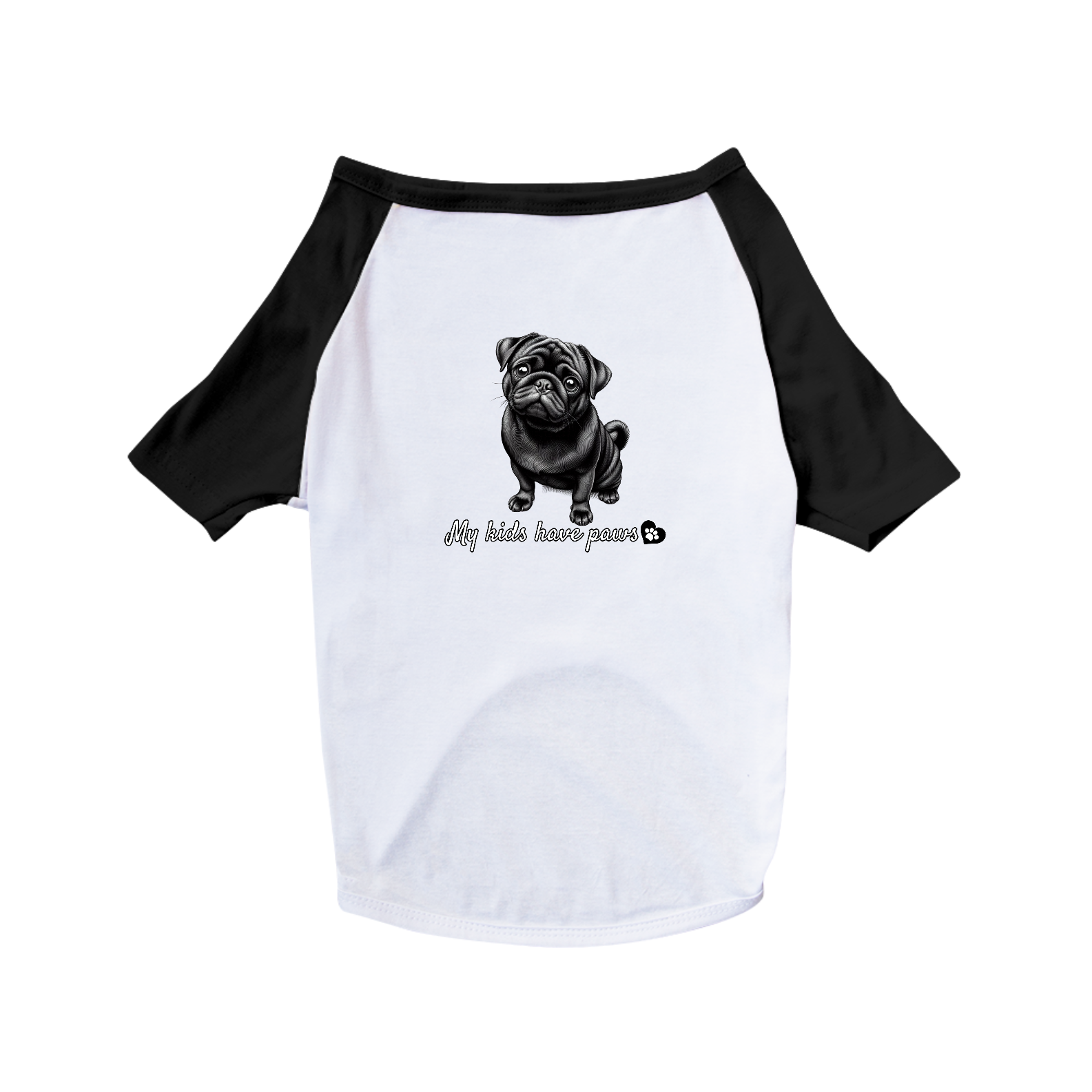 T-Shirt Pet Dog Pug 07