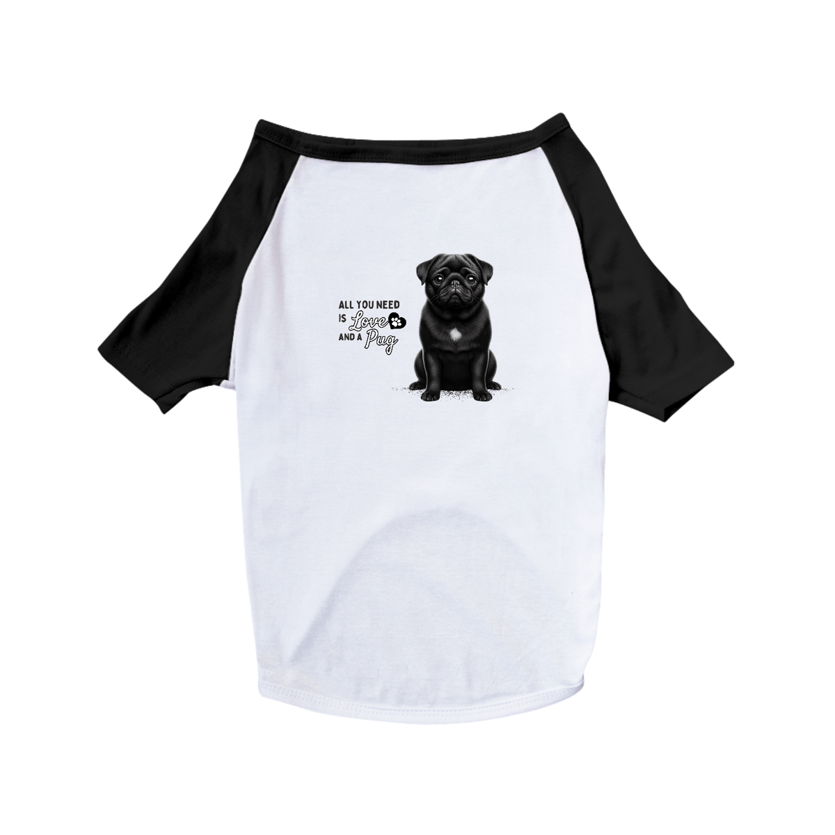 Nome do produto: T-Shirt Pet Dog Pug 13
