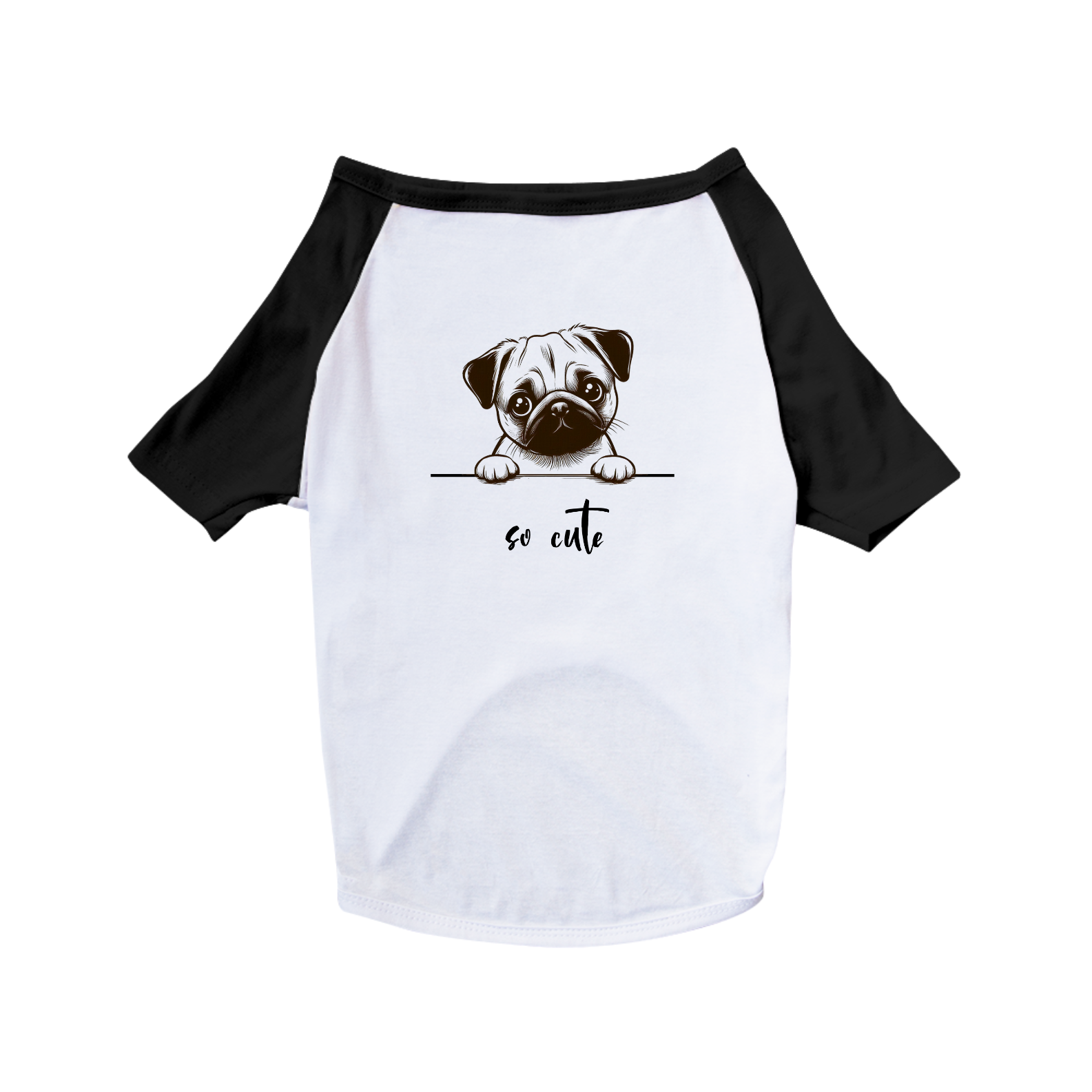 T-Shirt Pet Dog So Cute Pug 01