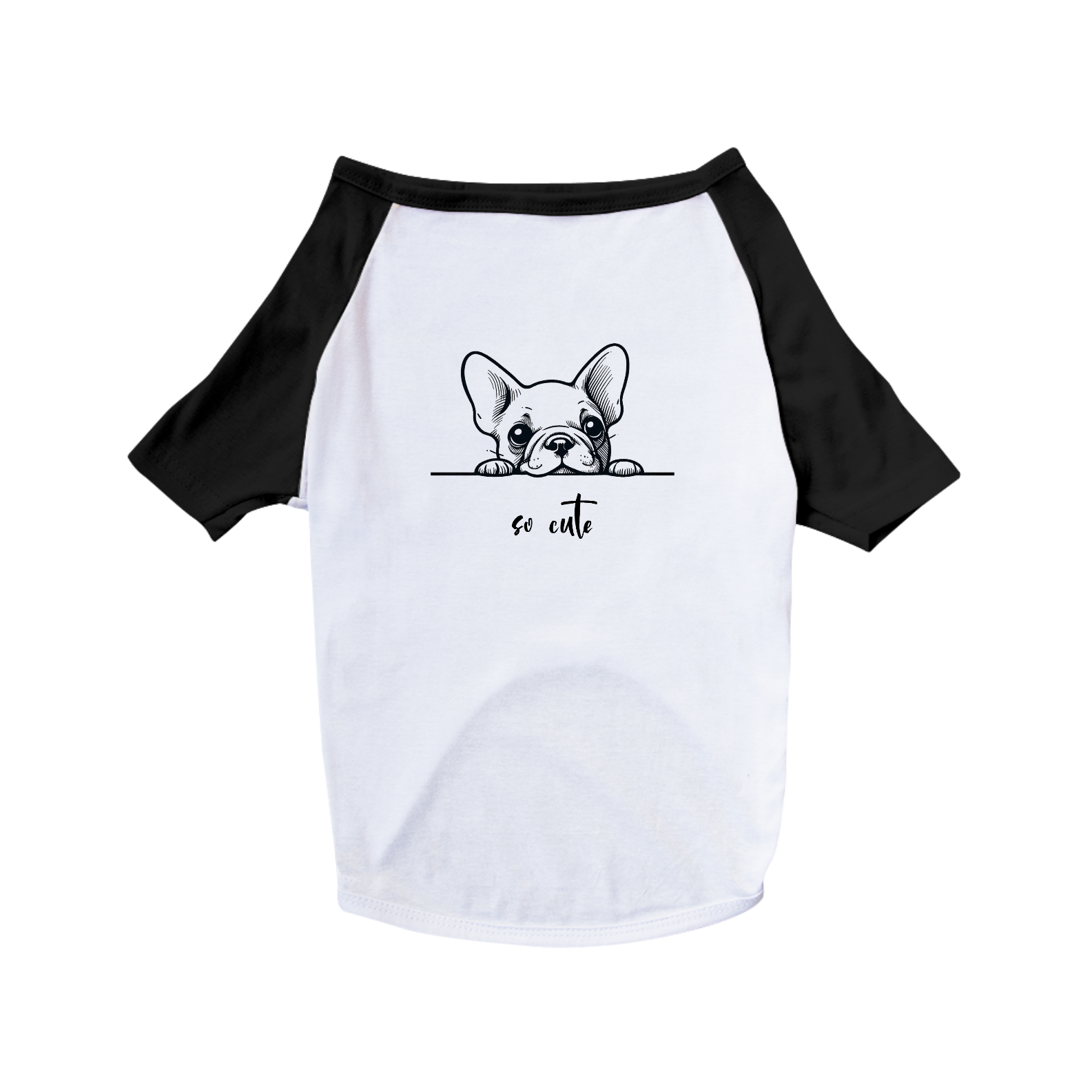 T-Shirt Pet Dog So Cute Bulldog Francês 02