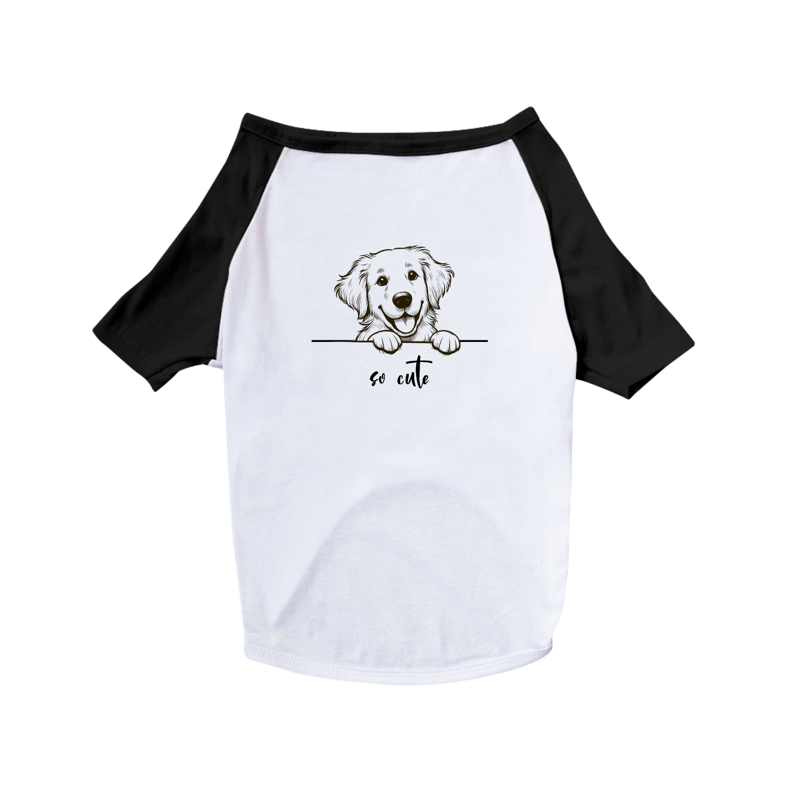 T-Shirt Pet Dog So Cute Golden Retriever 01