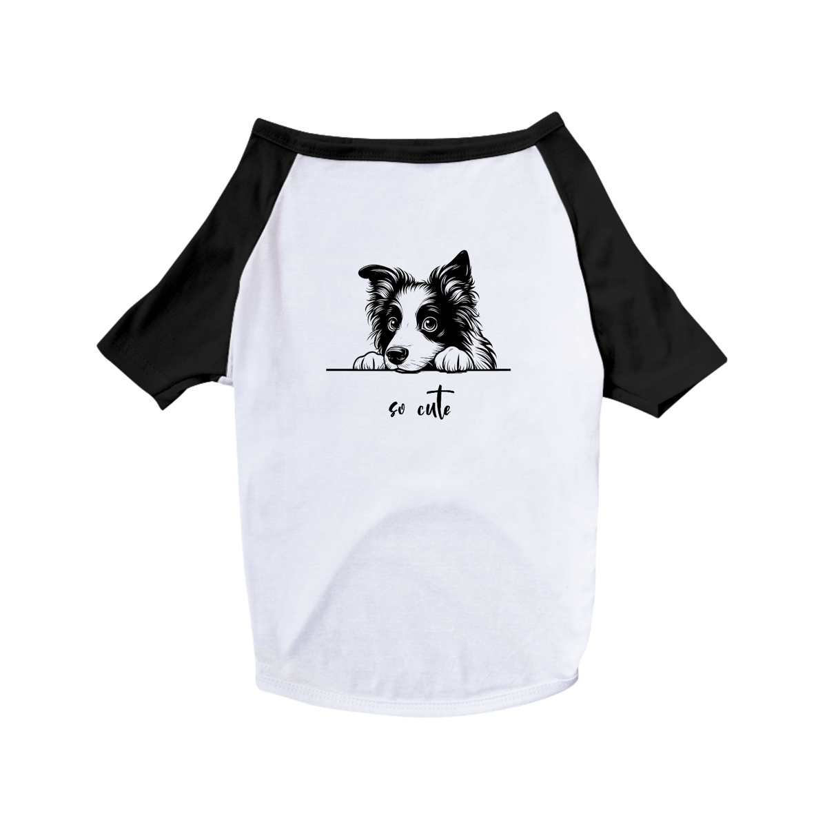 Nome do produto: T-Shirt Pet Dog So Cute Border Collie 02