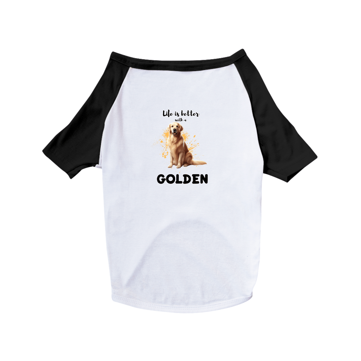 Nome do produto: T-Shirt Pet Dog Golden C