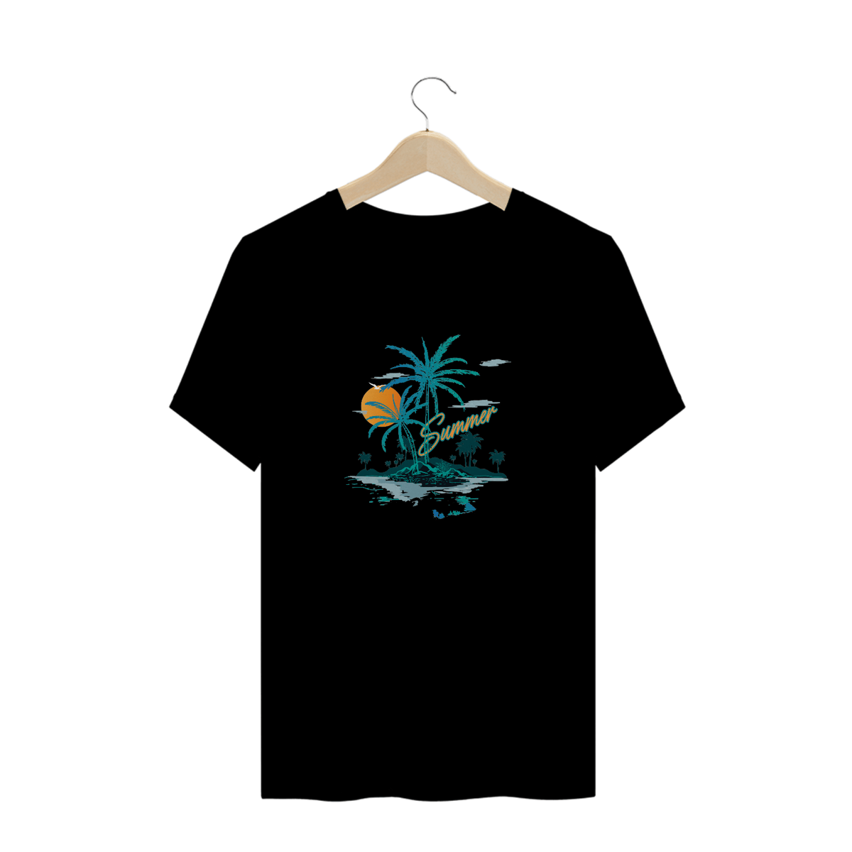 Nome do produto: T-Shirt Plus Size Summer Vibes