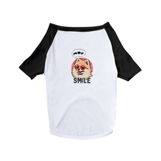 T-Shirt Pet Dog Smile Spitz