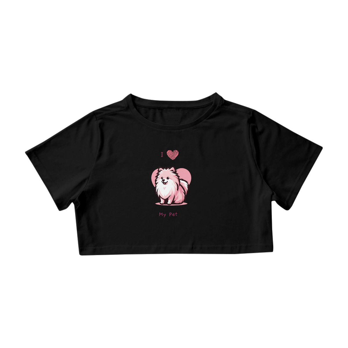 Nome do produto: Cropped I Love My Pet (Spitz) 02