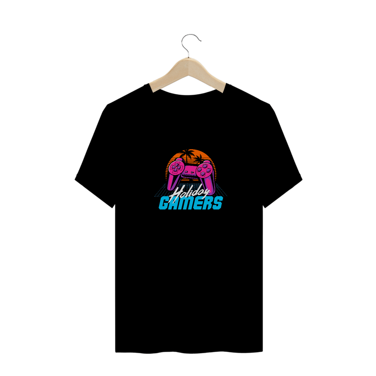 Nome do produto: T-Shirt Plus Size Holiday Gamer