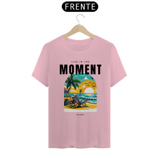 Nome do produto T-Shirt Live In The Moment, be Happy