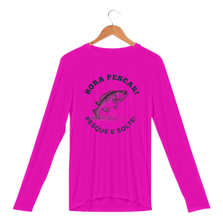 Nome do produto T-Shirt Manga Longa Sport Dry UV Bora Pescar