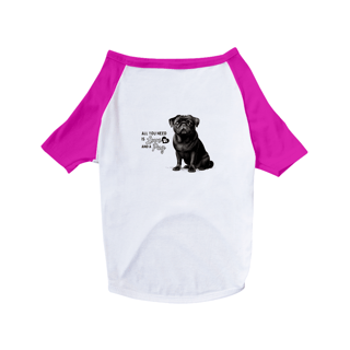 Nome do produto T-Shirt Pet Dog Pug 05