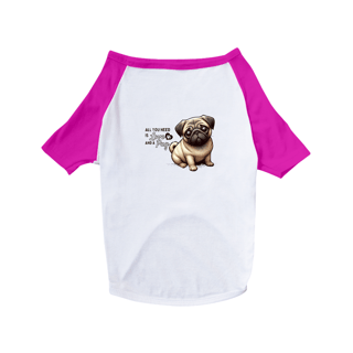 Nome do produto T-Shirt Pet Dog Pug 06