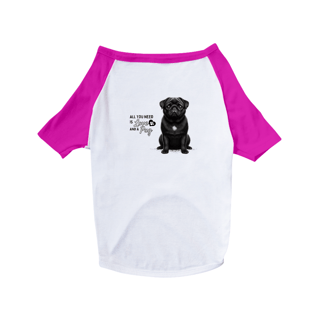 Nome do produto T-Shirt Pet Dog Pug 13