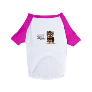 Nome do produto T-Shirt Pet Dog Yorkshire L