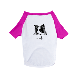 Nome do produto T-Shirt Pet Dog So Cute Border Collie 02