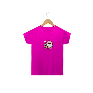 Nome do produto T-Shirt Infantil I Love My Pet (Spitz) 01